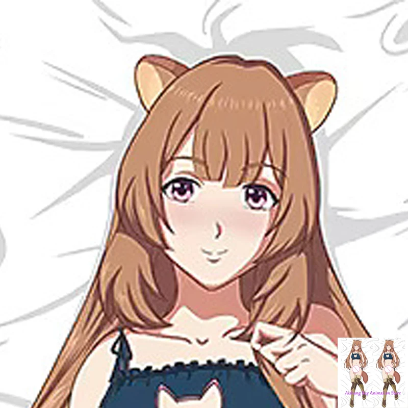 

Dakimakura Anime Pillow Cover Raphtalia Double Sided Print Life-size Body Decoration