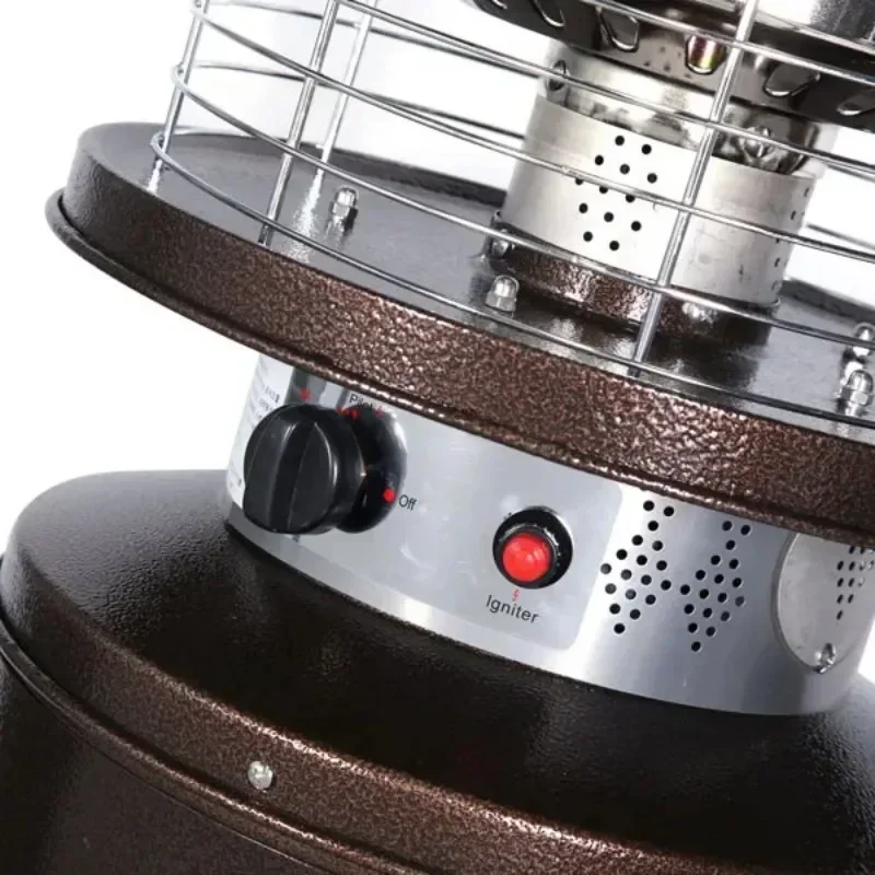 Smokeless gas mini heater tabletop essential for winter fishing