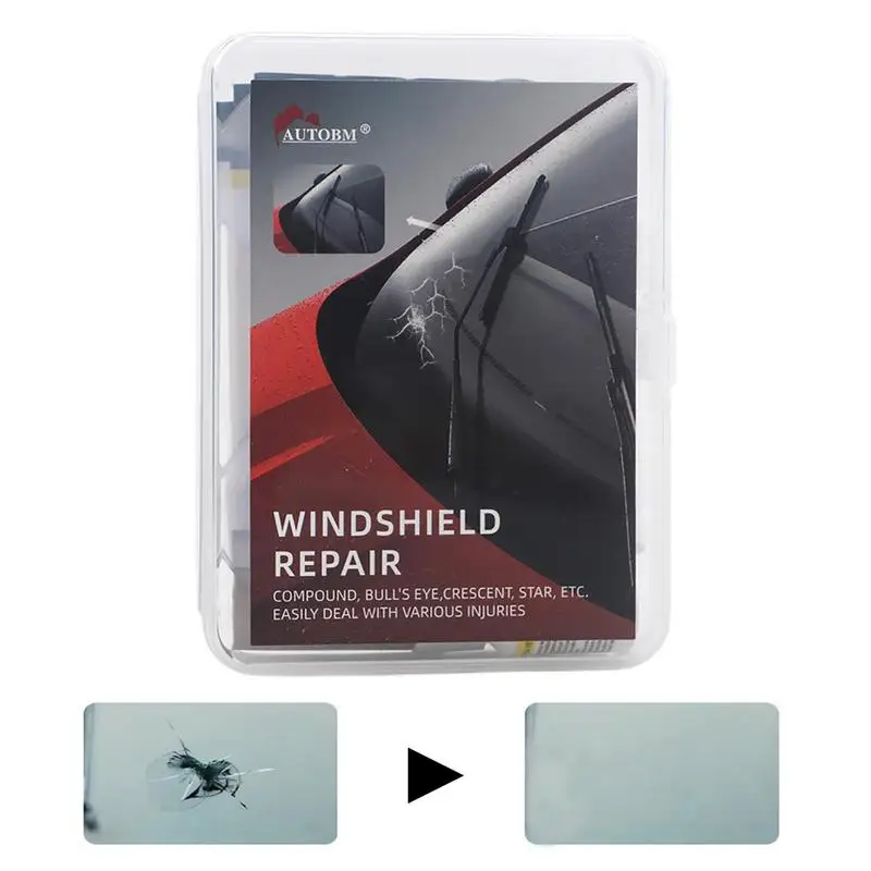 

Windshield Repair Kit Quick Fix Cracked Glass Windscreen Tool Glass Curing Glue Auto Glass Scratch Crack Restore Car accessories