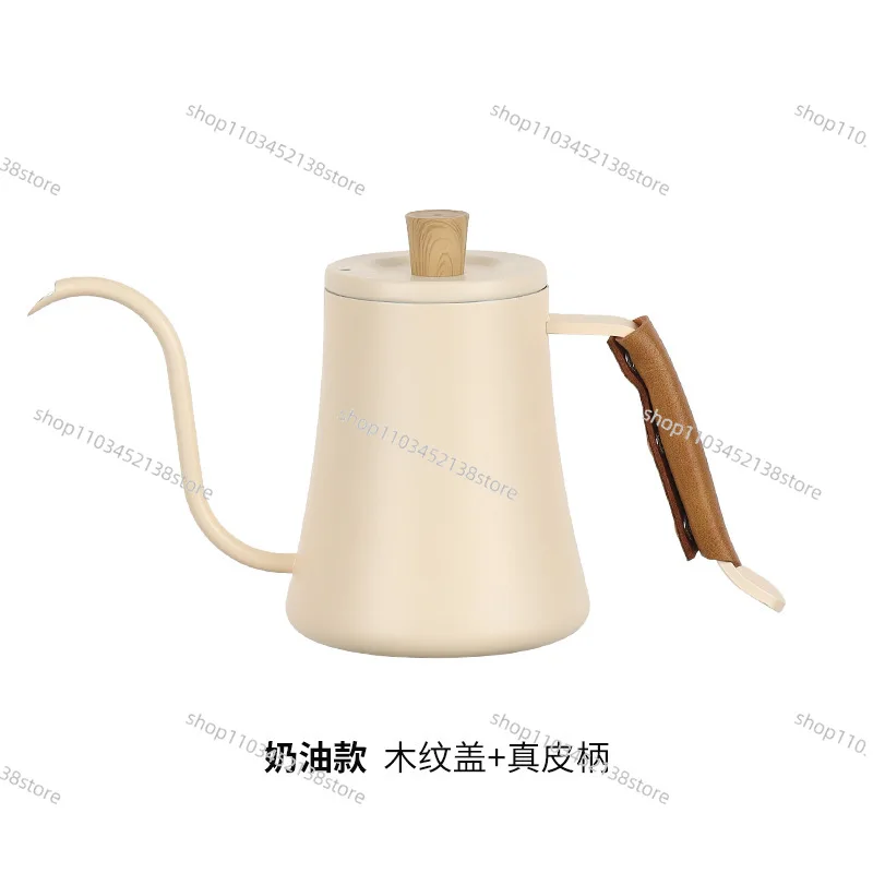 

304 Stainless Steel Coffee Pot 600ML Coffee Hand Brewing Pot Drip Slender Mouth Swan Neck Pot