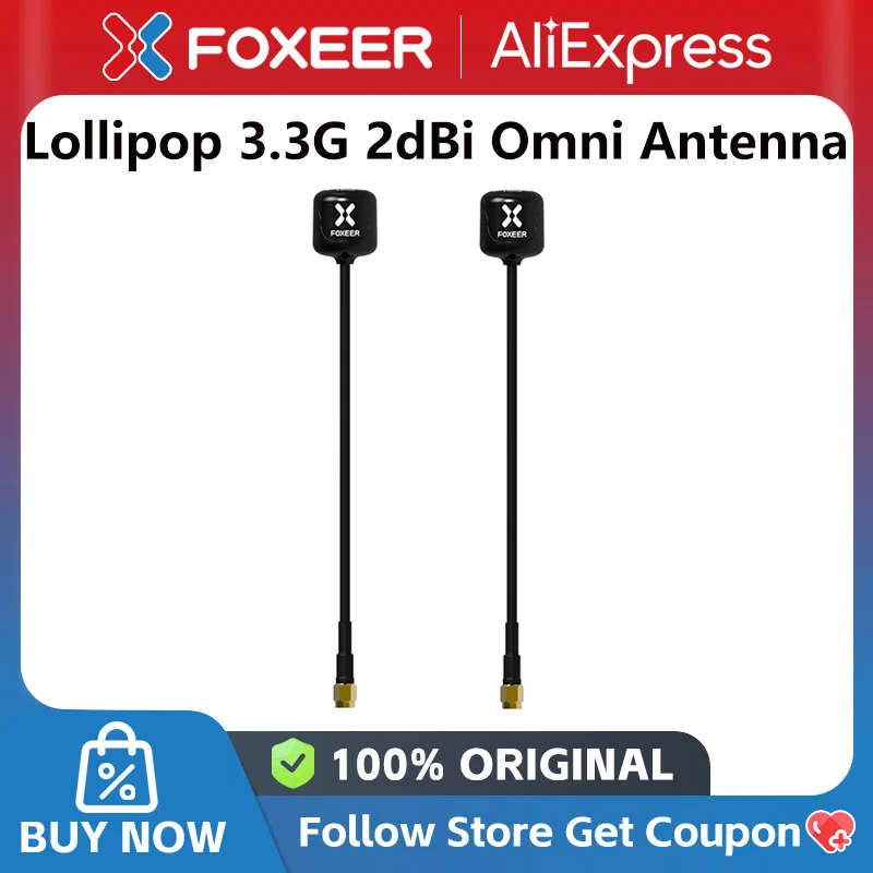 Foxeer Lollipop 3.3G 2dBi Omni Antenna