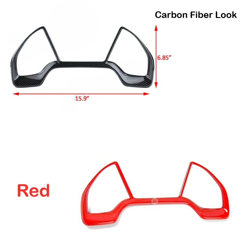 1x Instrument Panel Frame Cover Decoration Fit for Honda Civic 10th Gen 2016-2021 Dashboard Frame Cover Trim view 2