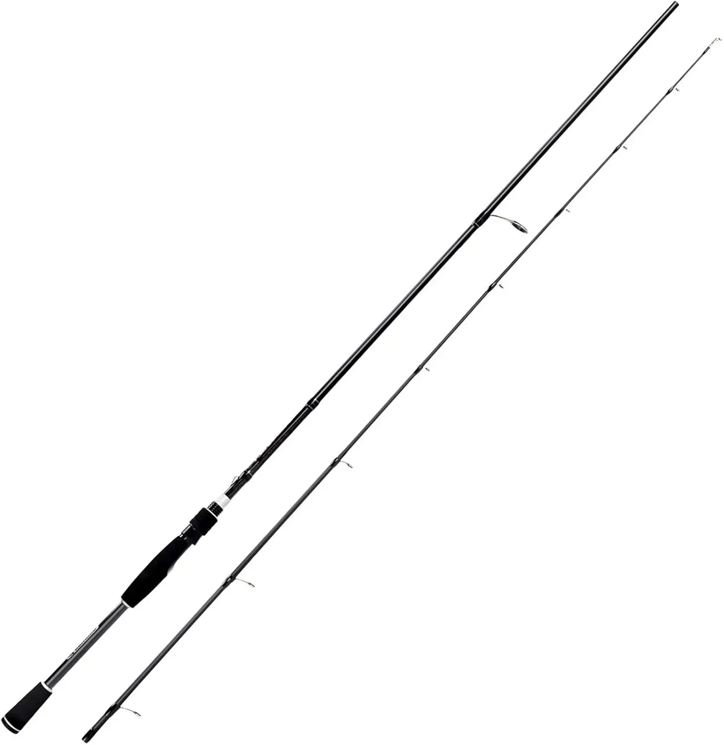 

24 Ton Carbon Fiber Spinning & Casting Fishing Rods, 2-Piece, Fuji O-Ring Guides