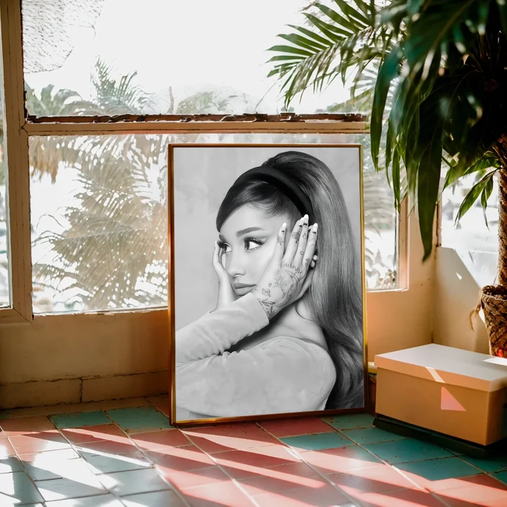 Singer Ariana-Grande Classic Vintage Posters Vintage Room Home Bar Cafe Decor Nordic Home Decor