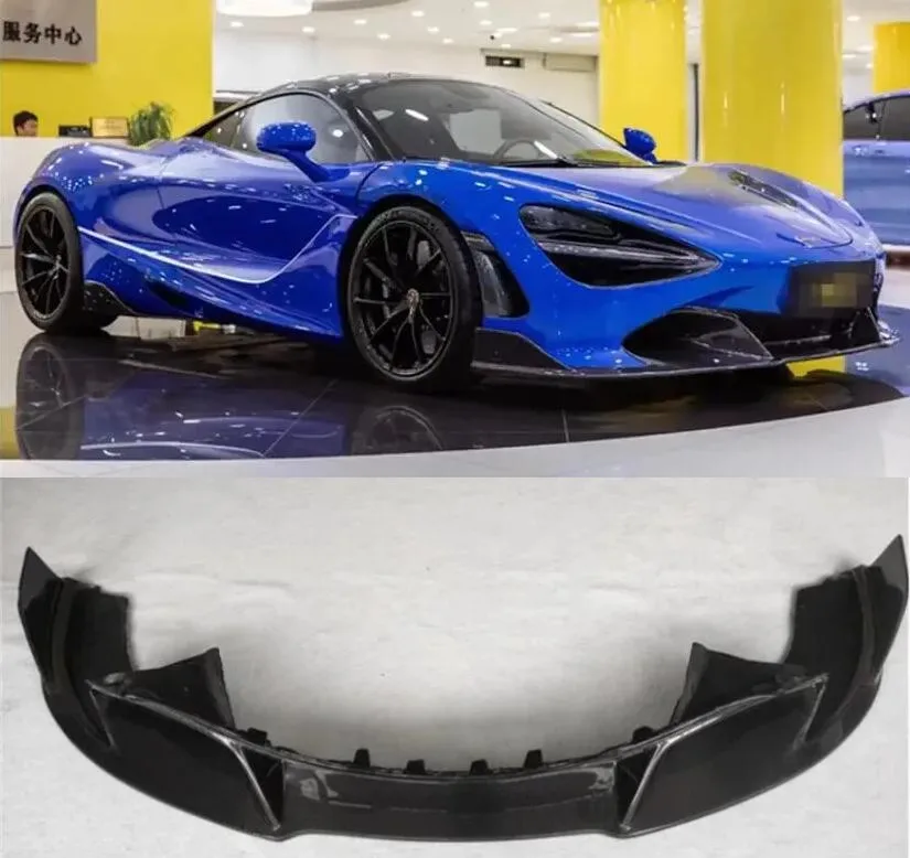 

For Mclaren 720S 2017 2018 2019 2020 2021 Carbon Fiber Front Bumper Lip Rear Diffuser Spoiler Trunk Side Skirt Body Kit