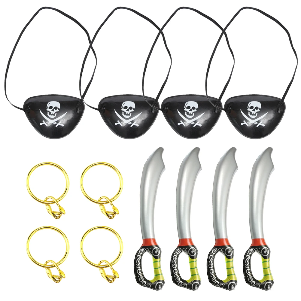 Piratenkostuumsets Premium materiaal Eco-vriendelijke Halloween-rekwisieten Cosplay Supply Masquerade Party Suit Fotografie Piraat