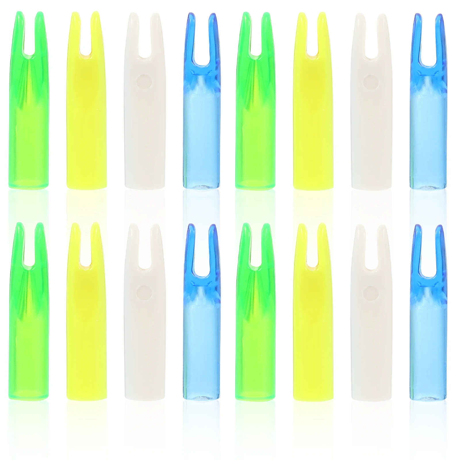 

20pcs Arrow Nock Protective Tail for Archery Hunting Replacement Shooting Fletching DIY Plastic Durable Wear Resistant