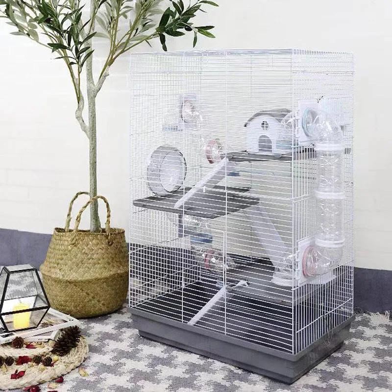 

Hamster Honey Bag Glider Squirrel Cage Height 47 Basic Package Supplies Full Set of Landscaping Transparent Acrylic Tunnel