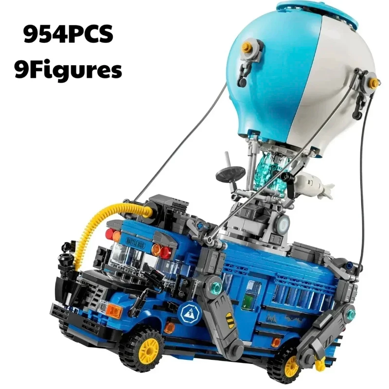 954pcs 2024 ใหม่ 77073 Battle Model Bus Building Blocks อิฐชุดของเล่นเพื่อการศึกษาเด็กวันเกิดคริสต์มาส...