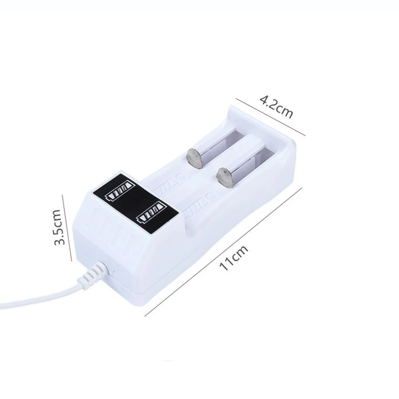 Smart LED Charge 14500 /18650 Batterie Ladegerät Universal 2 Slot Li-Ion Batterie USB Ladegerät für Akkus