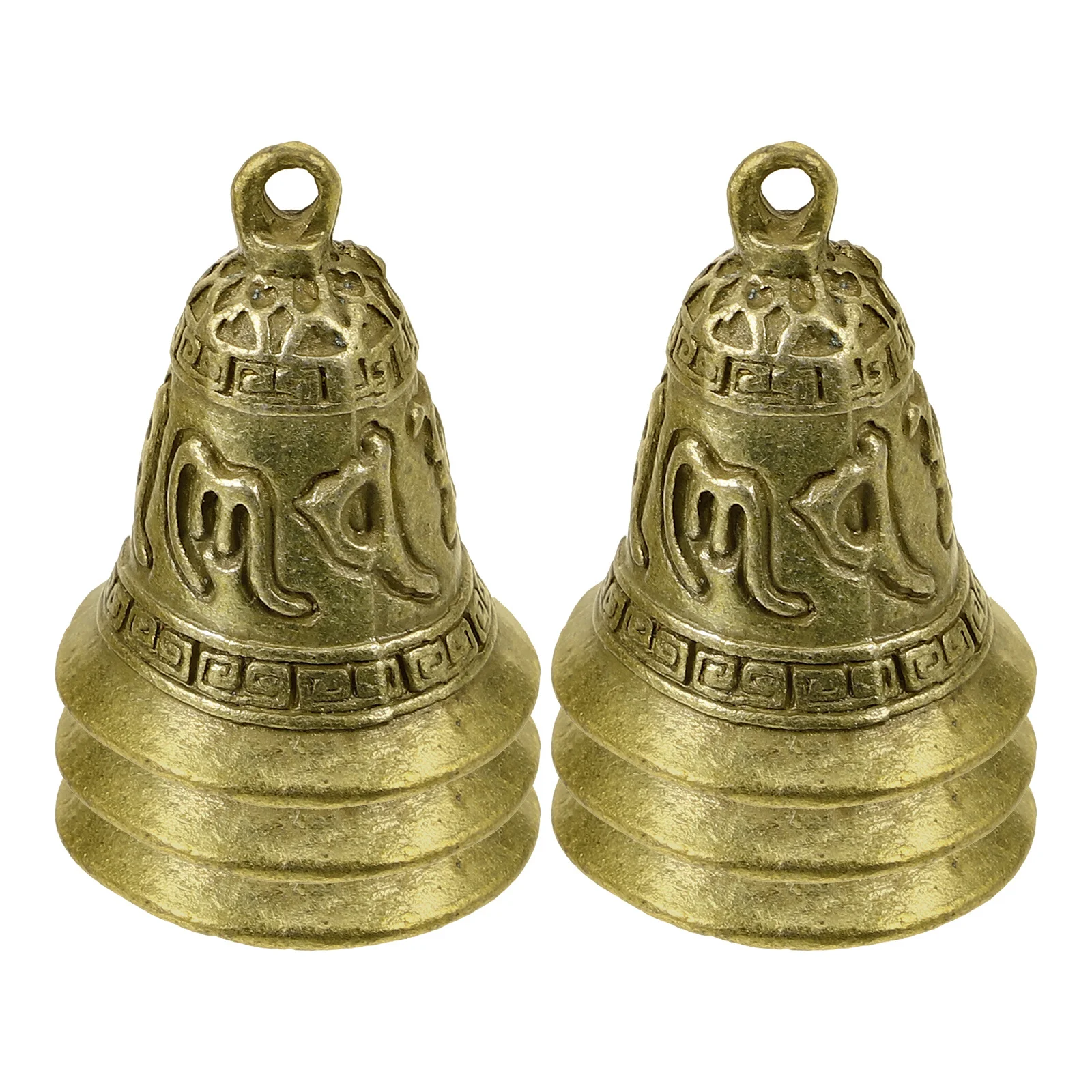 

6Pcs Zinc Alloy Vintage Bells Crafting Metal Wind Bell Hanging Charm for Holiday DIY Decorations Craft Bells for DIY Making