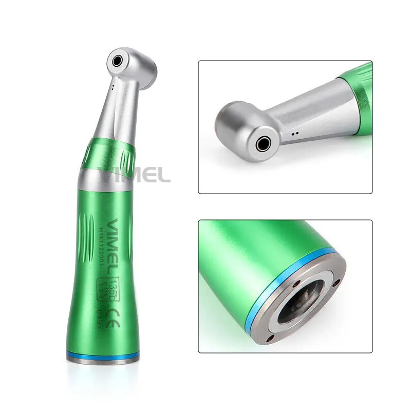 Colorful den tal Inner Water Low Speed Handpiece Kit Inner Water Spray Contra Angle/ Air Motor/ Straight Handpiece 2/4 Hole