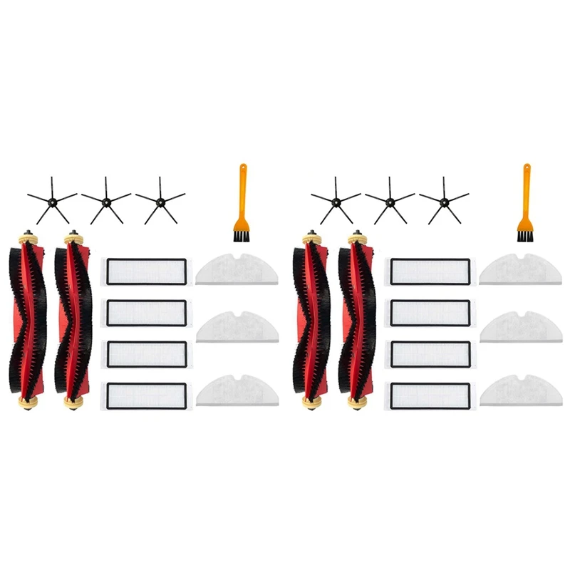 2 Set Panni Mop di Ricambio Stracci Spazzola Principale Filtro HEPA Per Xiaomi Roborock S5 MAX S6 Pure S6 Maxv S4 S5 S50 Parti