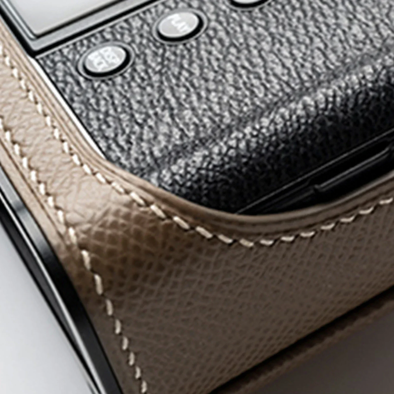 Half Case For Fujifilm X100VI Camera Grip Leather Kontice Insert Cover Handmade High-end camera bag