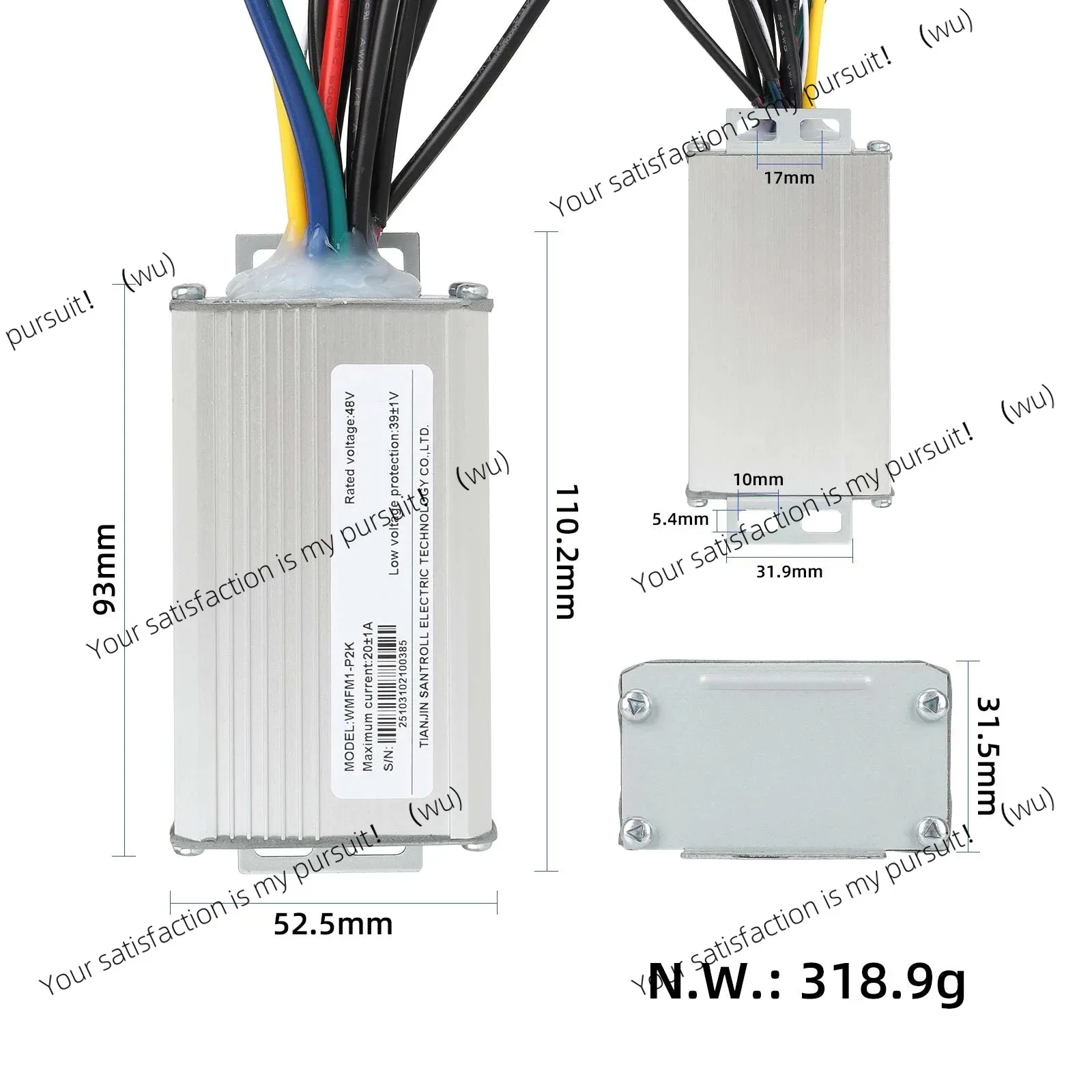 Adapted To Kukirin G2 Pro DB Electric Scooter 48V 20A Controller Line Integrated Control Board