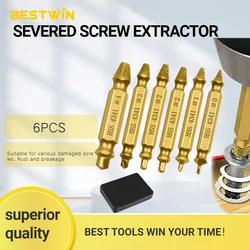 Damaged Screw Extractor Set HSS 4341 Drill Bit Stripped Broken Remover Quickly Take Out Kit Easy Demolition Power Tools