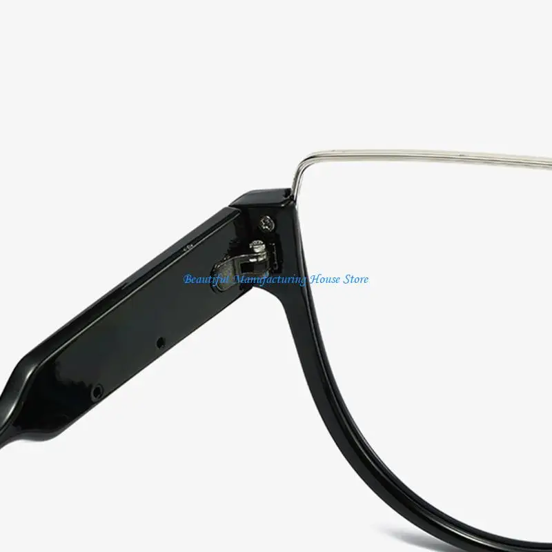 

E56A Classy Metal Oversized Sunglasses Stylish Frame Trendy Unisex Design