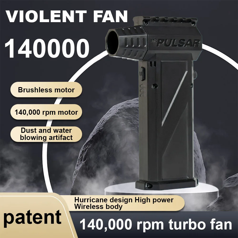 Geração X6pro Ventilador Violento Mini Turbo Jet Ventilador Portátil Motor sem Escova 14ess Motor 140000 Ventiladores de Duto Rpm com Velocidade do Vento de 52 m s 6a