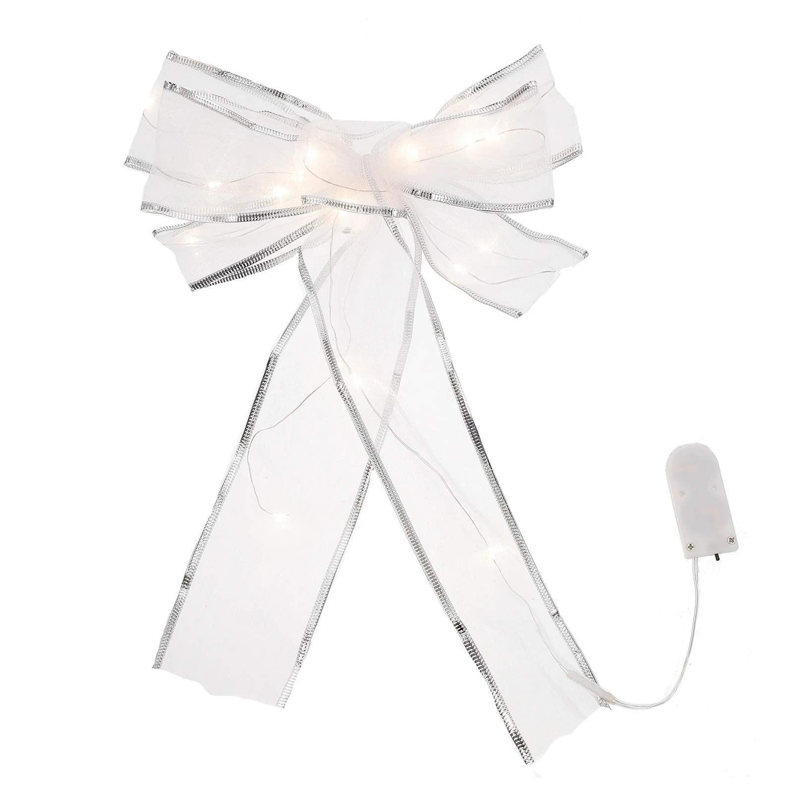 

Christmas Decorative Props Tree Pendant Ornament Hanging Bow for Indoor Decorations