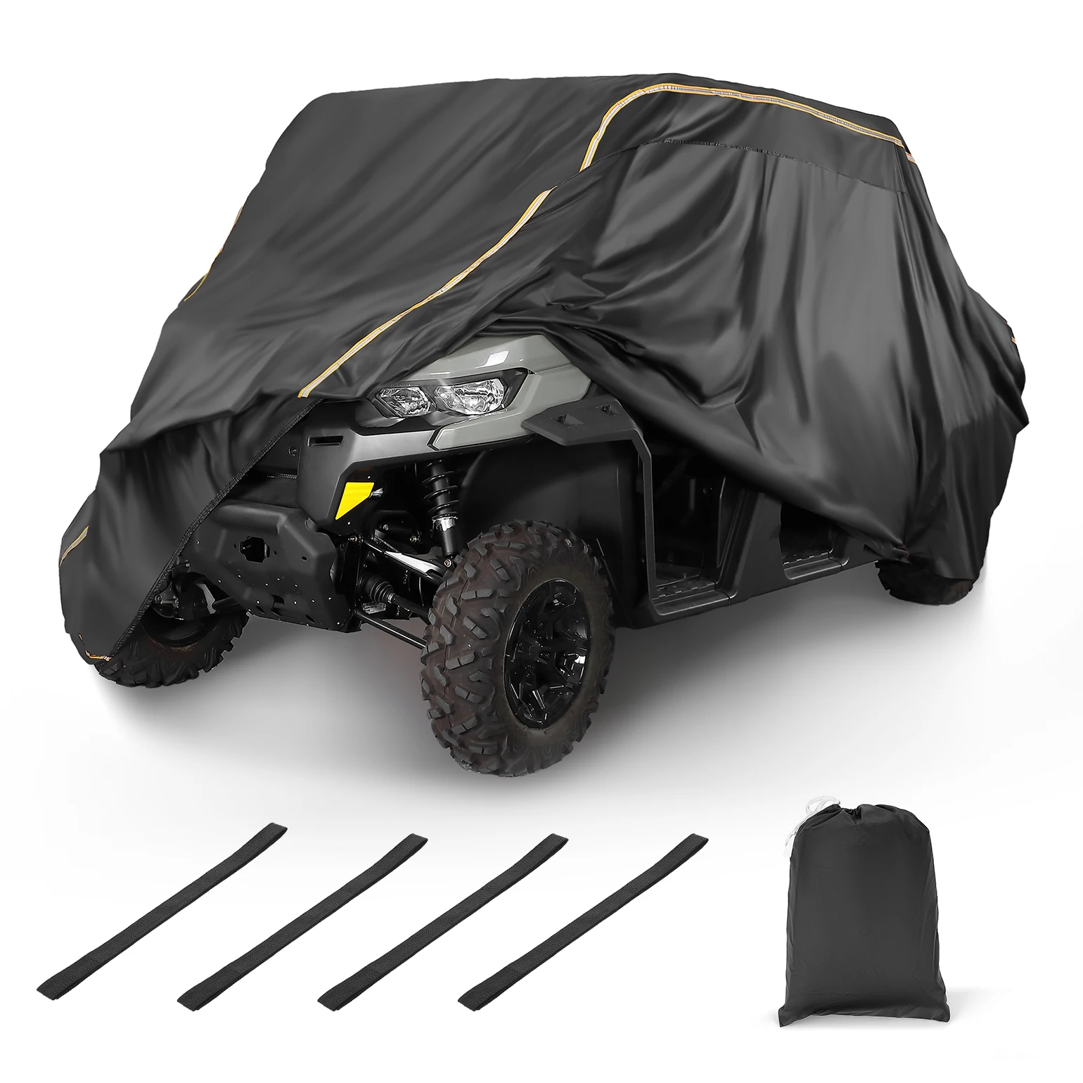 

UTV Cover 420D Waterproof 4-6 Seater with Reflective Strips Compatible with Tracker 800SX CREW For VIKING VI EPS RANCH EDITION