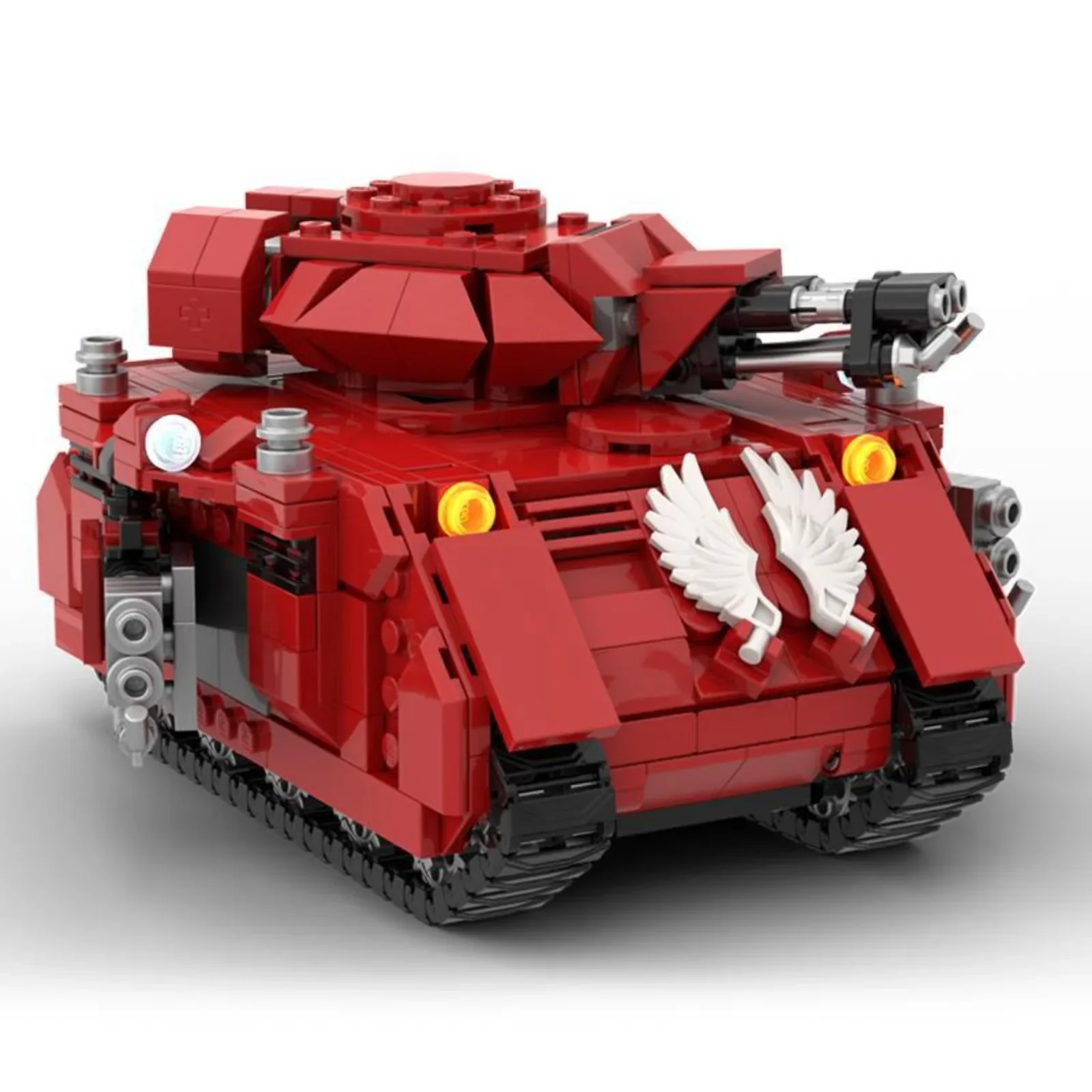 

641 шт. MOC Warrior Predator Tank Bal Type Track Assault Building Blocks Военная модель