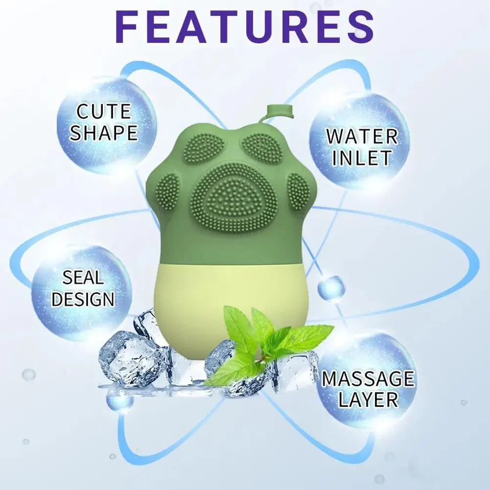 美顔ローラー アイスローラー 目元のむくみ解消 フェイスマッサージ シリコン製 美容ツール 女性用