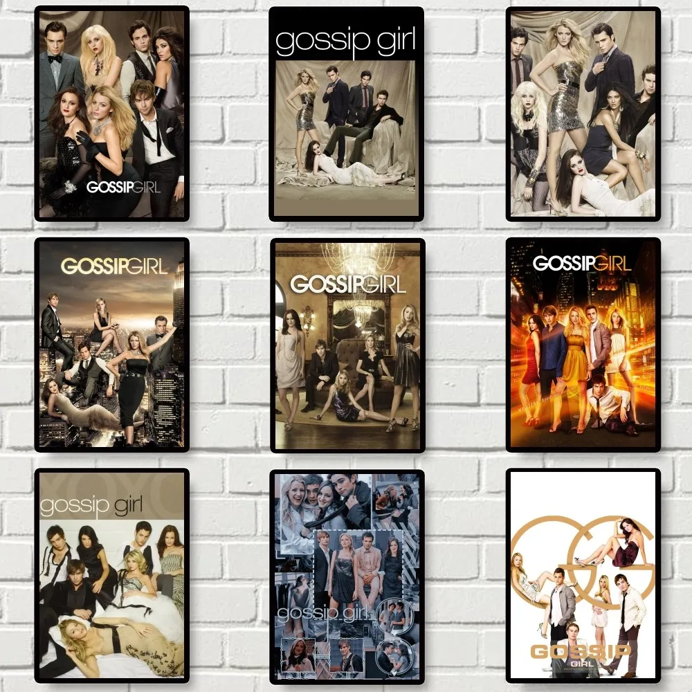 Gossip Girl Tv Poster Gallery Prints Self Adhesive Home Decor Decoration Wall Decals Living Room Sticker