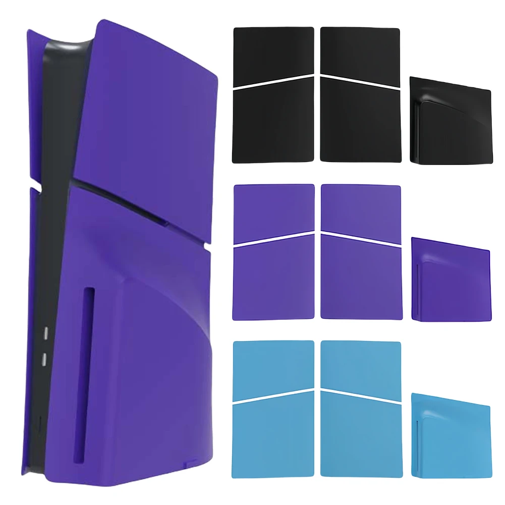 Frontplatten-Konsolenabdeckung, geteilte ABS-Hartschale, staubdichte Hartschalen-Hautabdeckplatten für Playstation 5, Slim Disc/Digitalkonsole