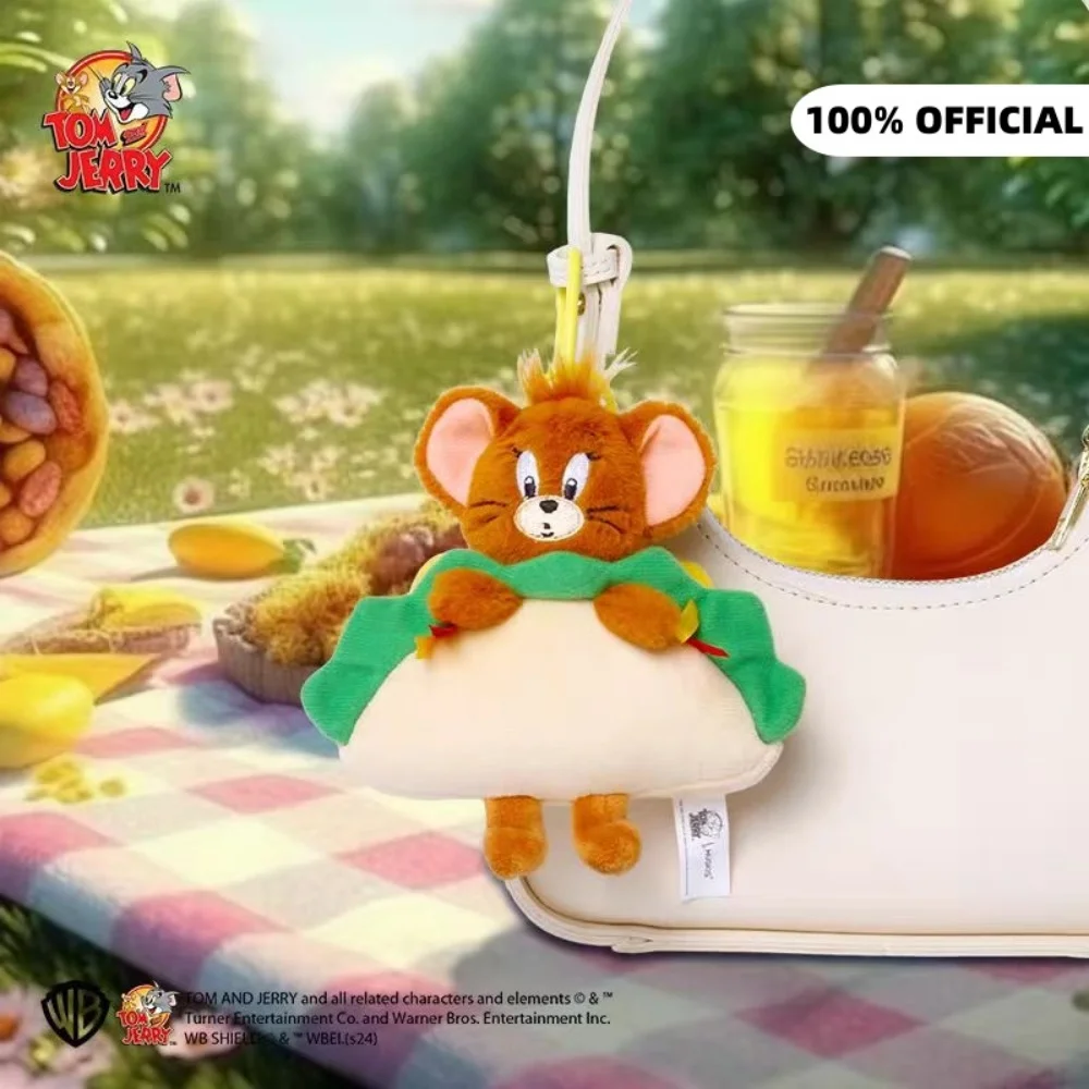 حقيقية أنيمي توم وجيري الحلوى سلسلة أفخم دمية Kawaii الكرتون الكرواسون جيري ماوس بلوشيز المفاتيح الفتيات هدية عيد ميلاد