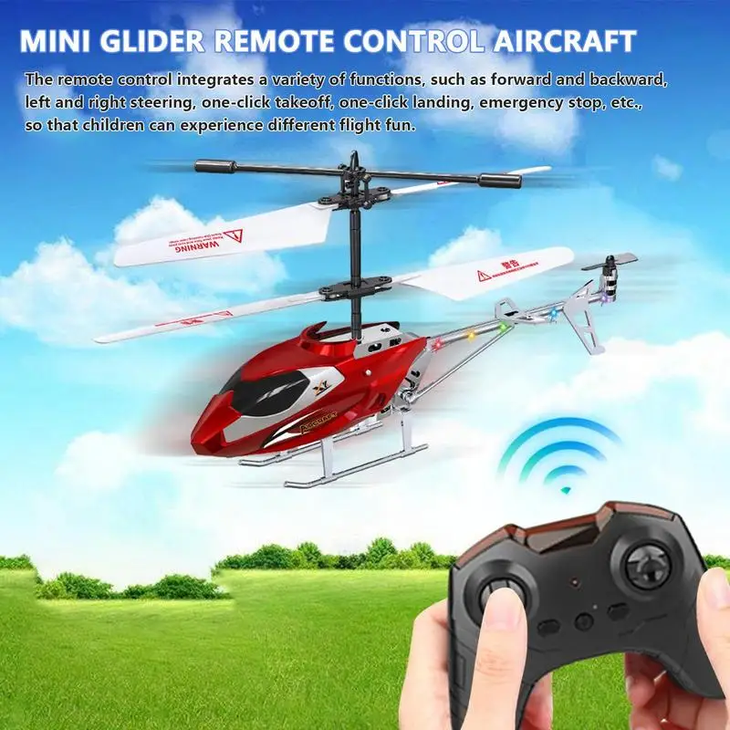 Remote Control Helicopter For Kids outdoor RC Helicopter Toys With 1-Key TakeOff/Landing Stable Flight & Easy Control Chargable