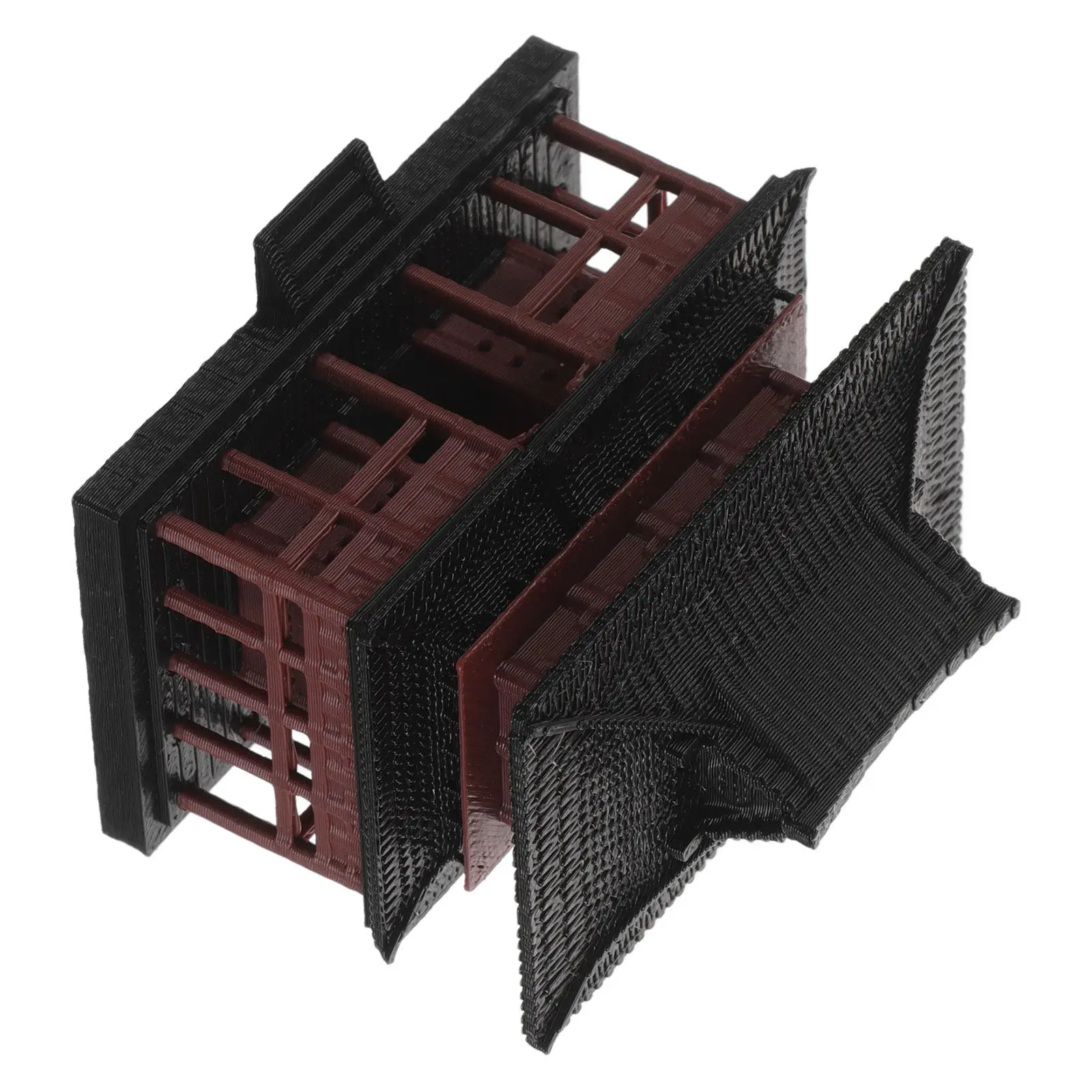 Miniature Chinese Pavilion Aquarium Decoration Detailed Ancient Style Pavilion Micro Landscape Fish Tank Ornament 5.5x5x4cm