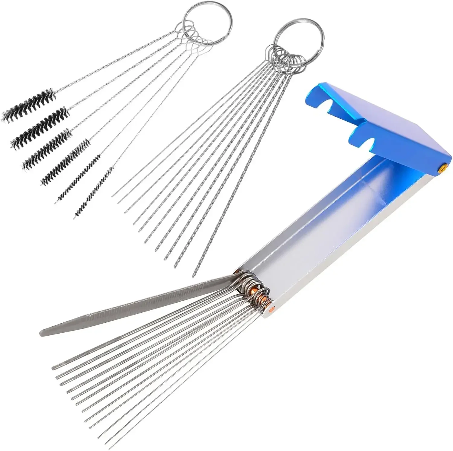 Paint Spray Gun Cleaning Tool Set Deburring Blades Kit with Needle Scraper for Nozzle Maintenance And Repair