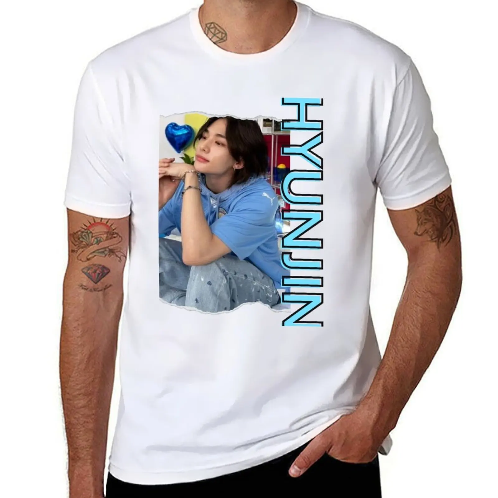

Hyunjin T-Shirt Anti-Perspiration Workout Top