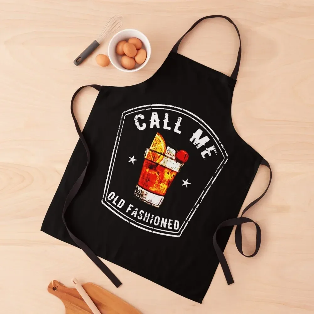 Call Me Old Fashioned Apron women's work Women Kitchen'S Chef jacket men Apron