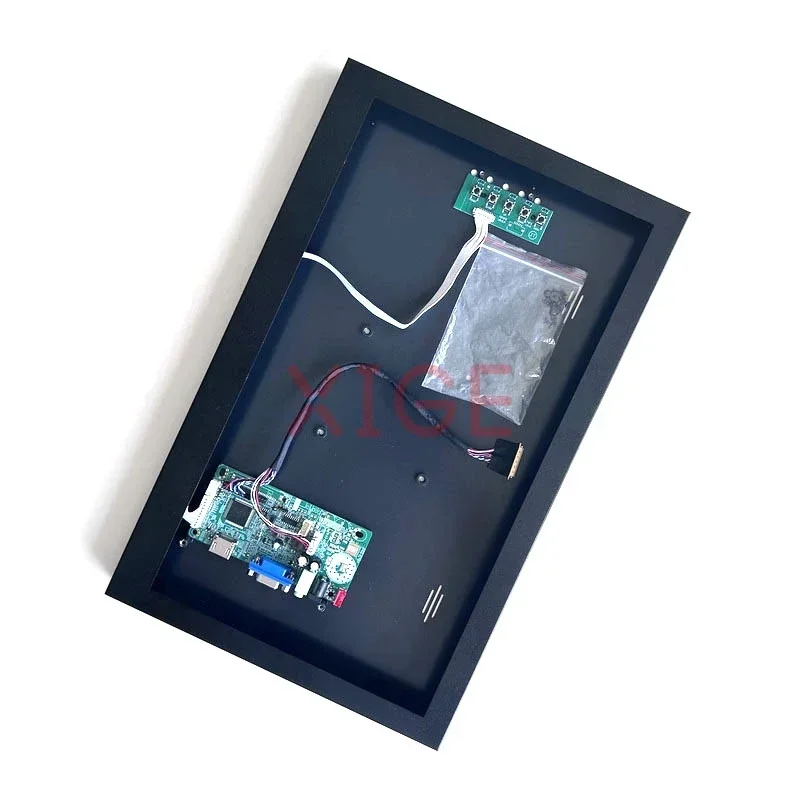 

Metal Shell&Driver Board Fit HB156WX1/HT156WXB/NT156WHM 15.6" Universal 1366*768 Monitor DIY Kit VGA Compatible-HDMI 40-Pin LVDS