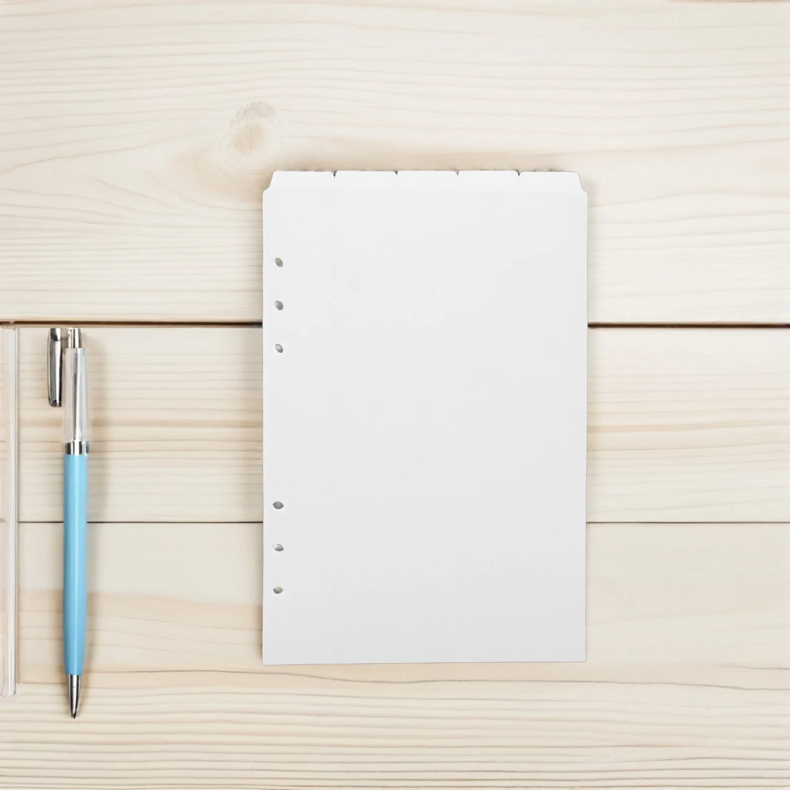 

25Pcs A5 Binder Dividers Wear Resistant PP Material Removable Tab Dividers for Office School Home Use Page Separators with