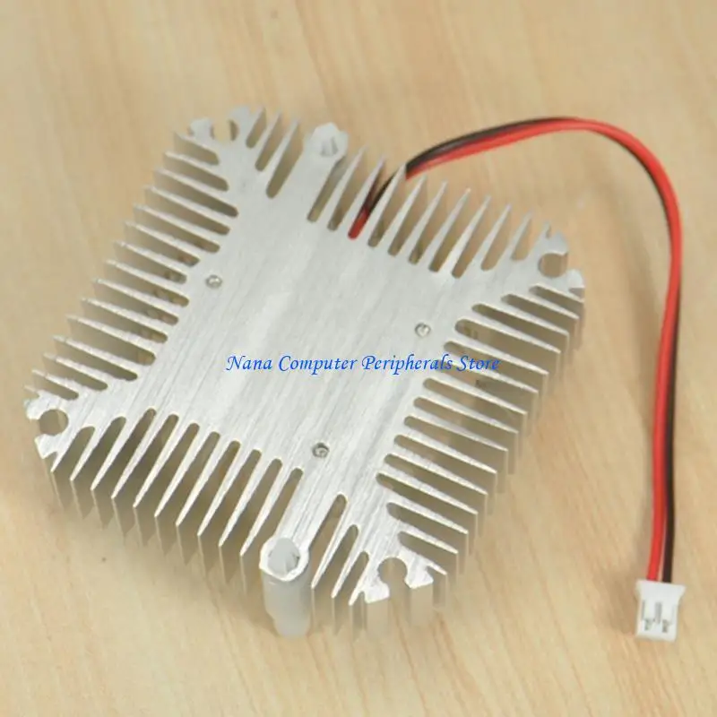 F68C Aluminum Heatsink with Fan for 1W 3W 5W 10W High Power Graphics Radiator Cooler
