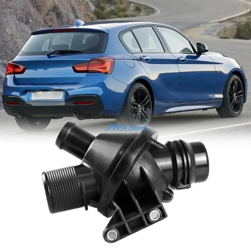 

U13C Compatible For F20 F22 F30 F32 F10 F25 E89 328i 528i 2.0L Engine Coolant Thermostat Housing Assembly 11538635689 TM25108