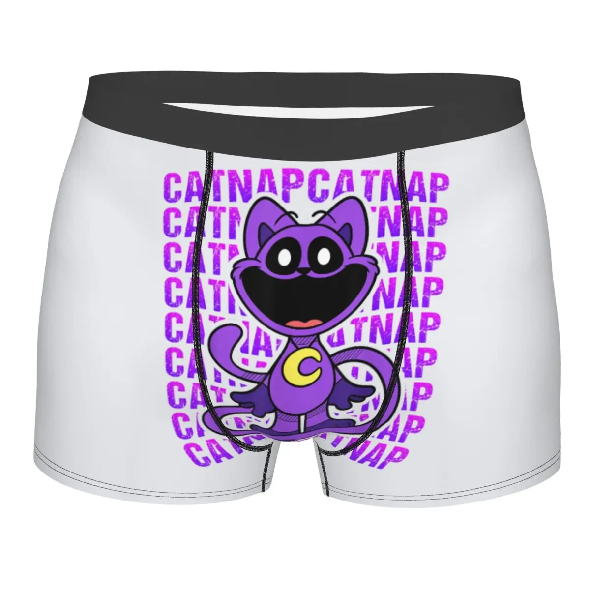 Custom Smiling Big Mouth Critters Dogday Cute Catnap Toddlers Underwear Scarry Animated Game Boxer Briefs Shorts Breathable