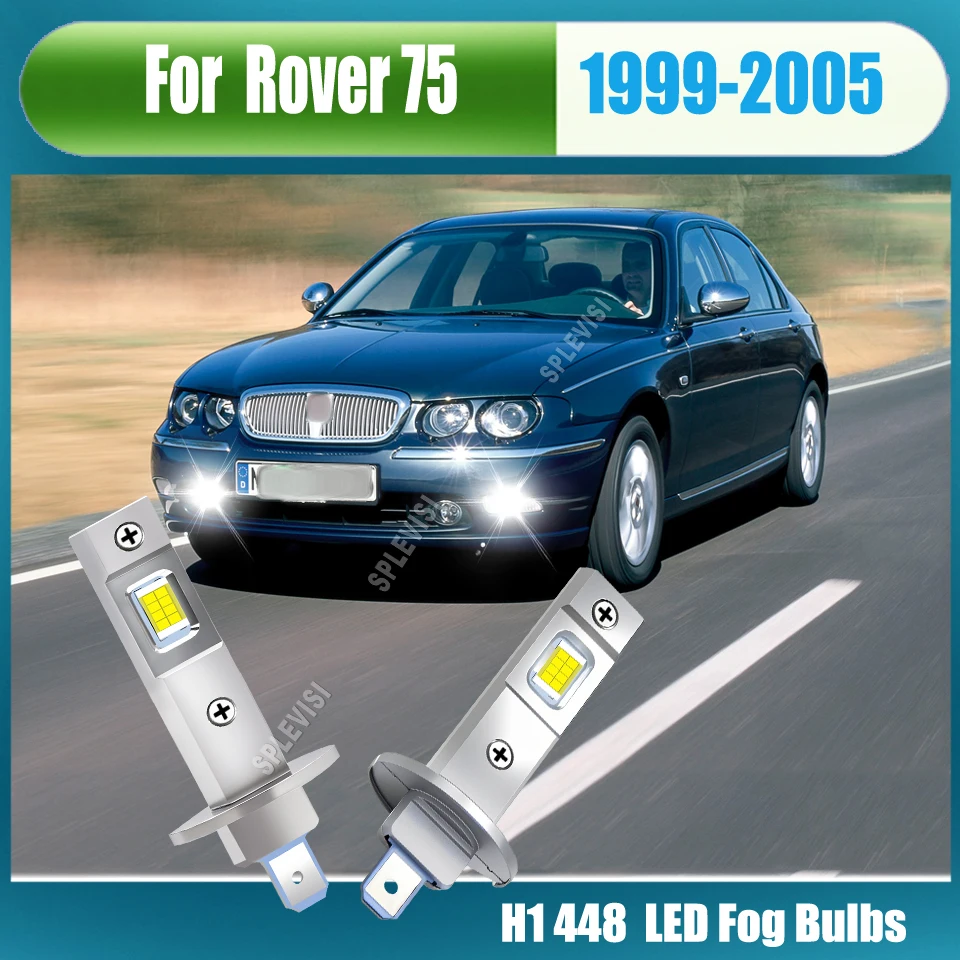 

H1 LED White 6000K Fog Driving Lights - standard OE replacement bulb For Rover 75 1999 2000 2001 2002 2003. 2004 2005