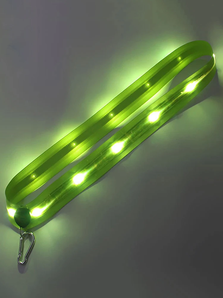 AliExpress NONE LED Reflective Running Belt Rechargeable Cycling LED Shoulder Straps Night Safety Outdoor Hiking Jogging Walking Light Gear