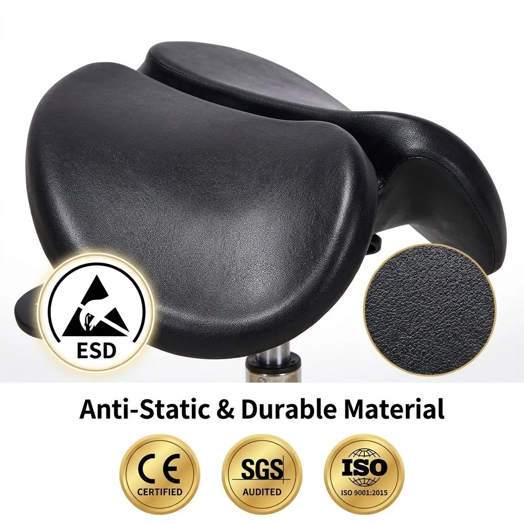 Ergonomic Modern Dental Operator Saddle Stool Hospital Workshop Bedroom Use Height Adjustable Dentist Seat Chairs