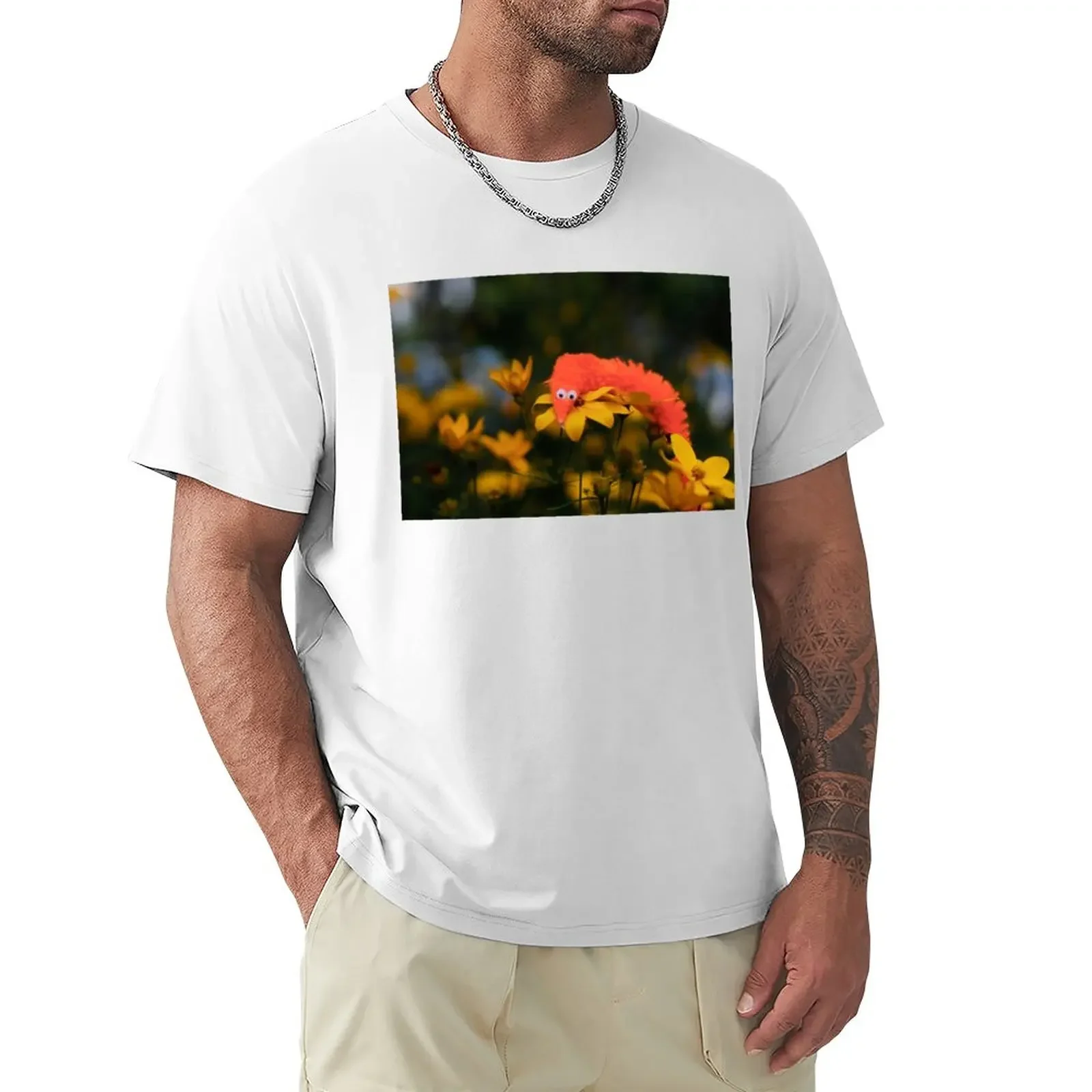 

flower worm T-Shirt tops cute clothes anime t shirts for men pack