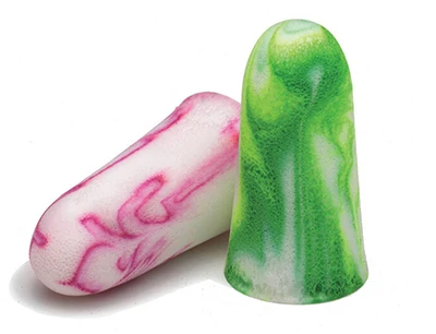 10PCS/5bag Spark Soft Light Foam Ear Plugs Defenders Protectors Earplugs