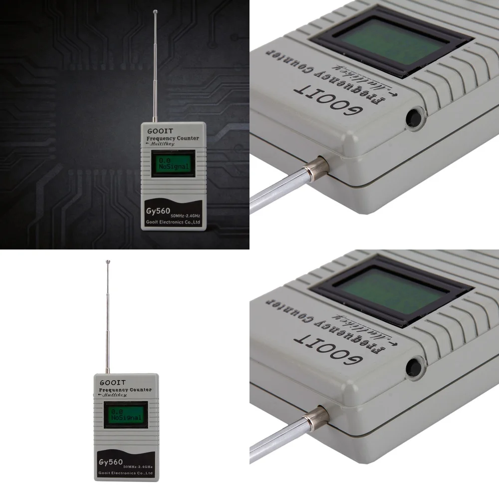 

Handheld Frequency Counter for Gy560 Measuring Range 50 MHz to 2.4 GHz Signal Test Equipment for Electronics