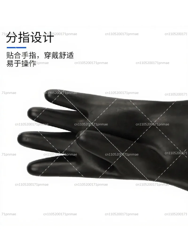 Acid and Alkali Resistant Vacuum Flange Gloves for Laboratory Glove Box Operations