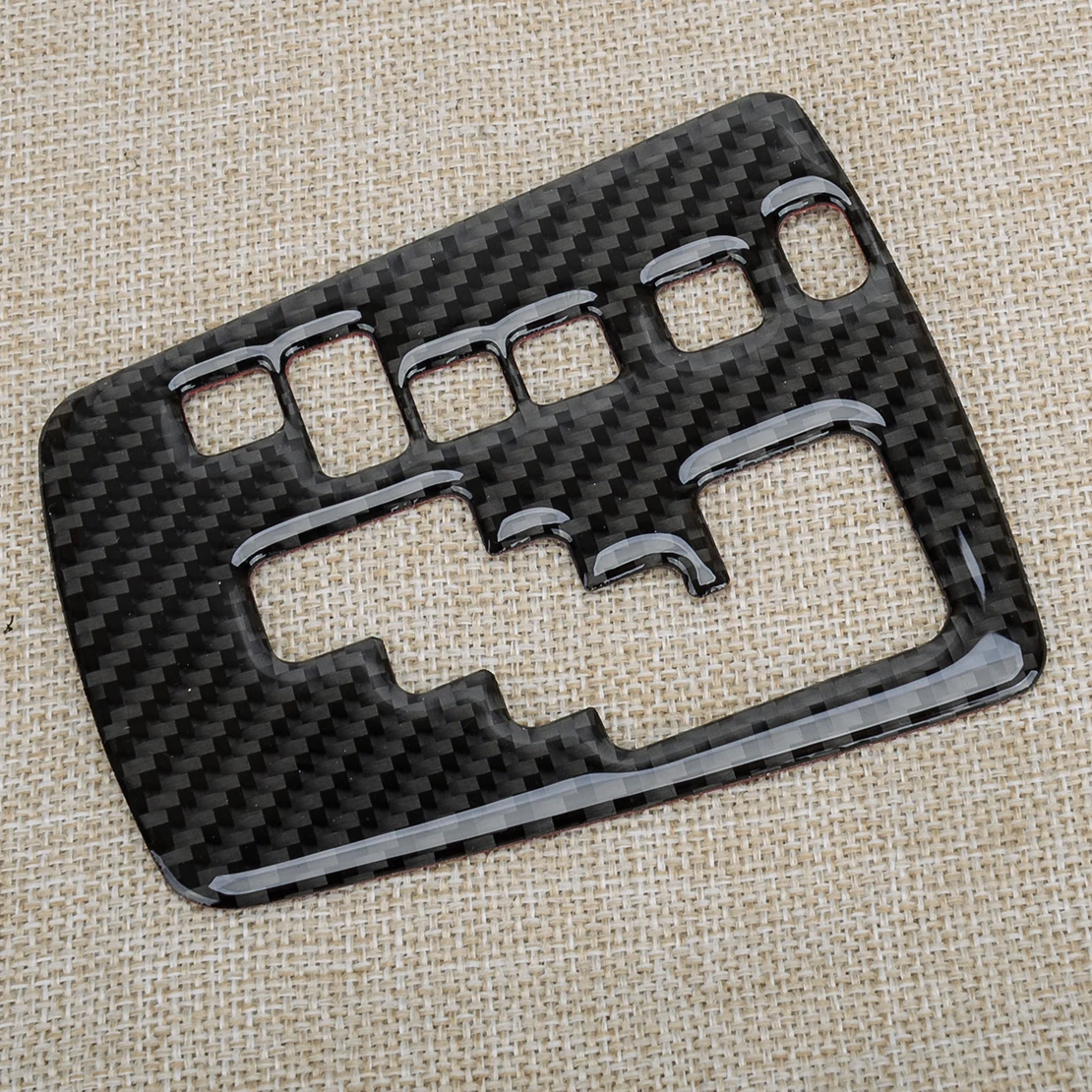 Black Carbon Fiber Center Console Gear Shift Panel Trim Cover Car Fit for Toyota Corolla 2013 2012 2011 2010 2009 2008 2007