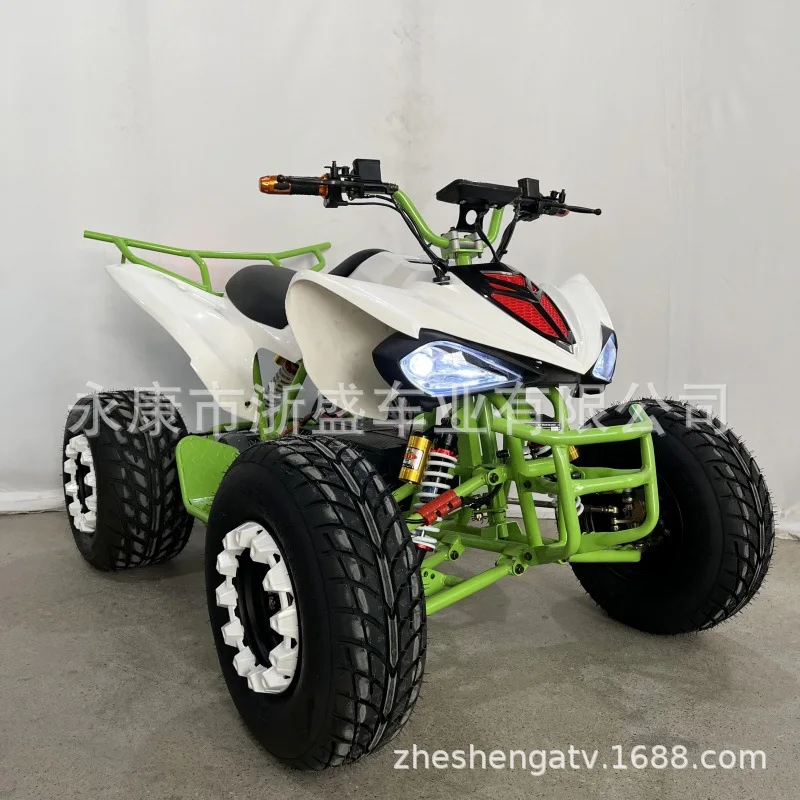 ATV Quad Bike, 4-Wheel All-Terrain Vehicle, Electric Off-Road Buggy, Mountain Beach Dune Buggy, Outdoor Adventure Vehicle