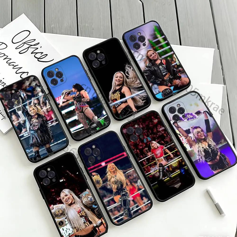 Funda para Teléfono L-Liv Wrestler M-Morgan para iPhone 17 16 15 14 13 12 11 Pro Xs Max Mini Plus, Antideslizante, Resistente a Impactos, Rígida