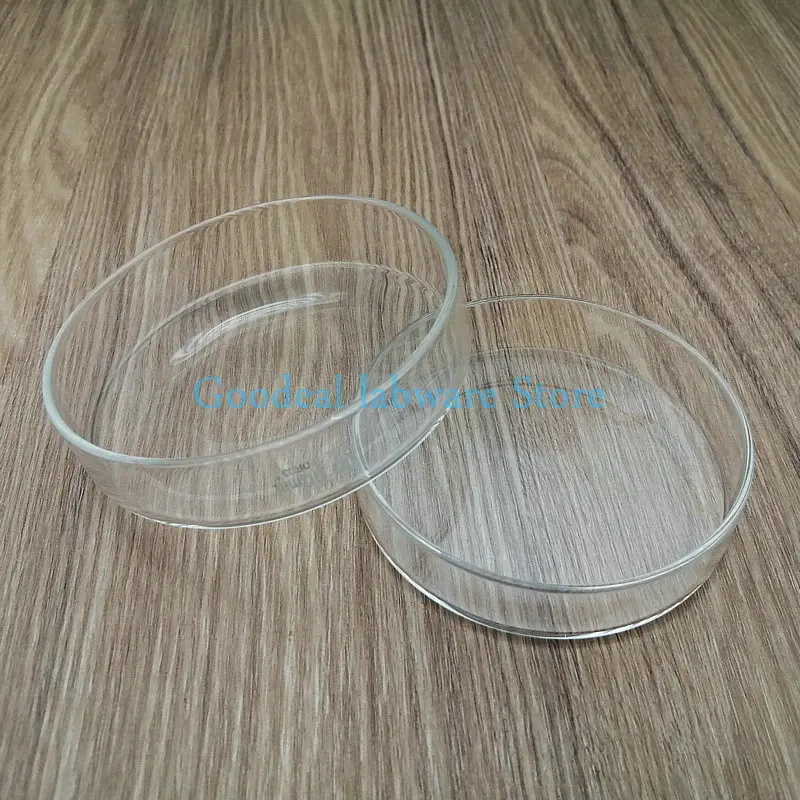 Bottom DIA 60mm to 200mm Borosilicate Glass Petri Dishes Cell Sterile Culture  Dish Laboratory Glassware